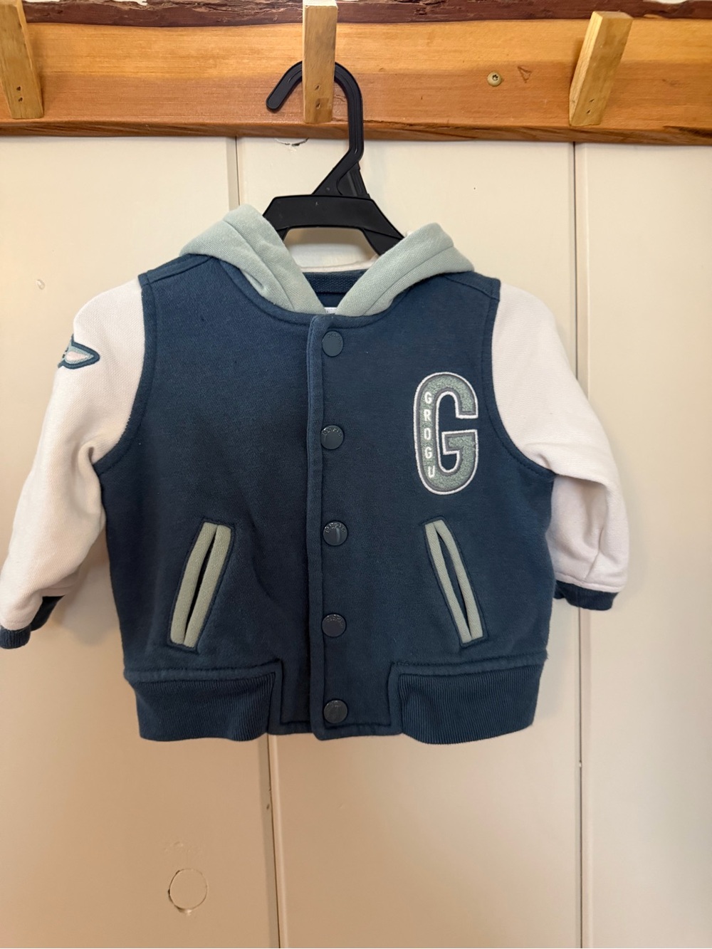 Baby Gap Star Wars Grogu Baby Yoda 3D Ear Hoodie Jacket 6-12M